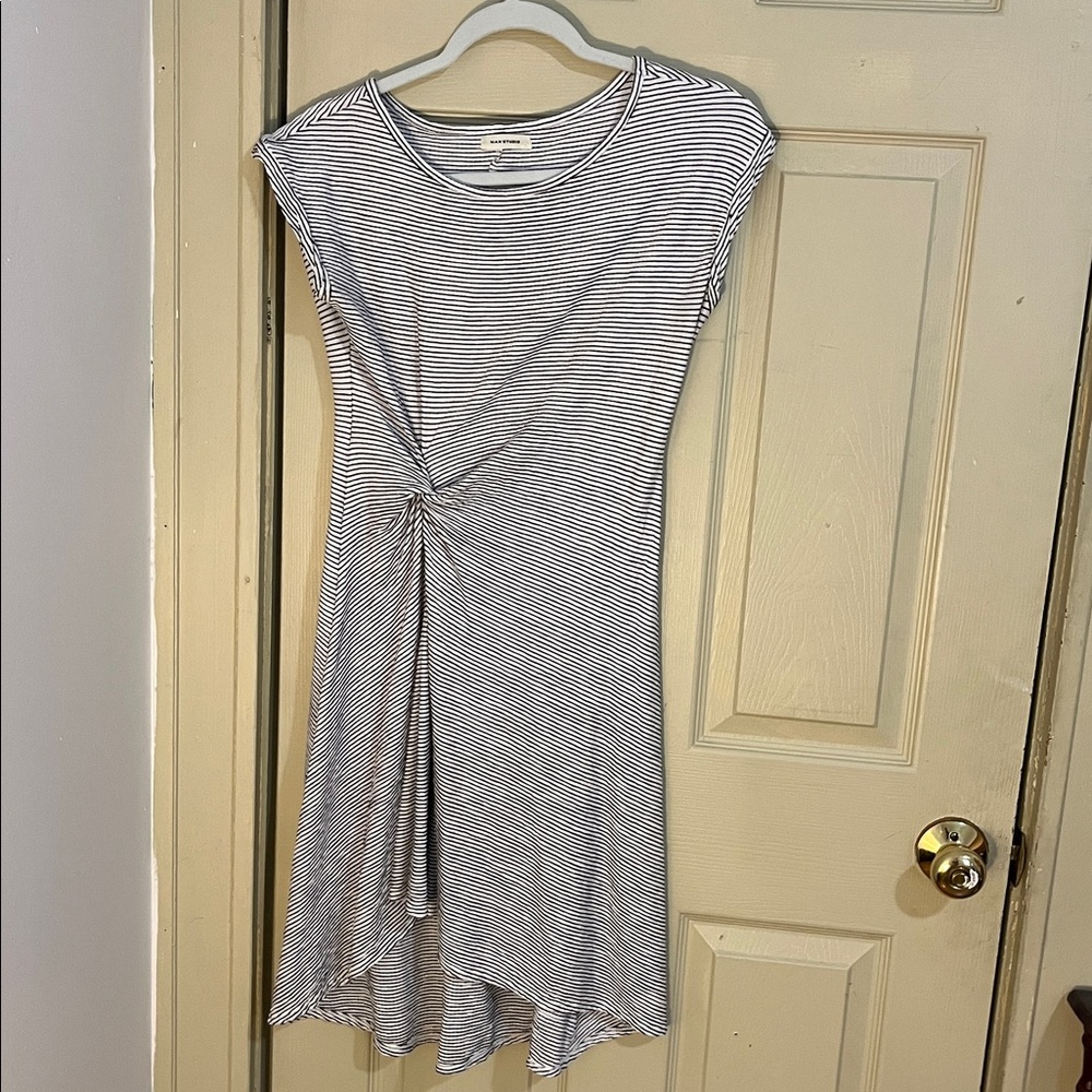 Max Studio Black and White Striped dress